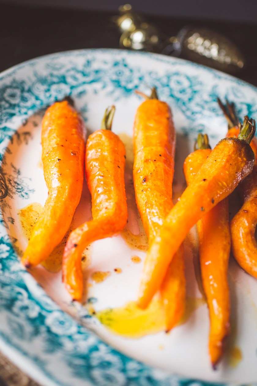 Beer Roasted Carrots 
